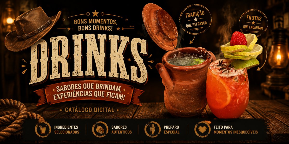 Banner Drinks & Queridinhos